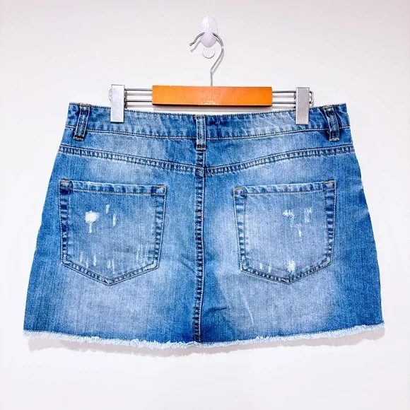 ARDENE Blue denim mini skirt - Picture 5 of 6